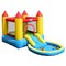 Kids Inflatable Water Slide Castle With Climbing Wall Splash Pool Outdoor Fun